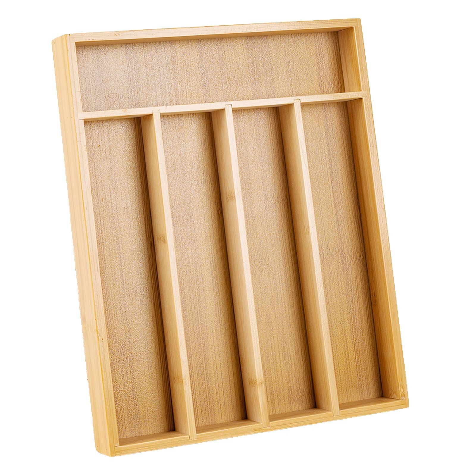 Cuchillos y tenedores de bambú, palillos, caja de almacenamiento por formato, caja de almacenamiento, estante de cocina, cajón, caja de almacenamiento de herramientas de comida occidental