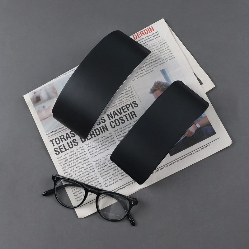 Flip-top metal-rimmed glasses case, business-grade hard anti-pressure optical glasses case, universal storage case for prescription glasses and sunglasses Flip-top metal-rimmed glasses case, business-grade hard anti-pressure optical glasses case, universal storage case for prescription glasses and sunglasses