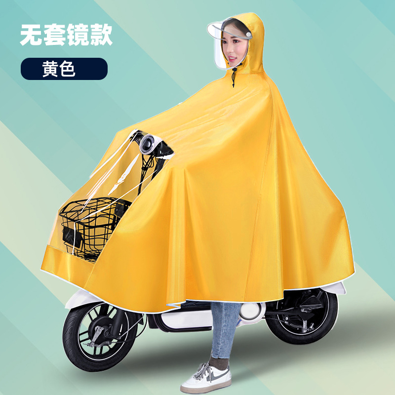 Capa de lluvia para motocicleta eléctrica para montar a prueba de tormenta todo el cuerpo hombre y mujer para adultos una sola batería para dos personas chaqueta de lluvia