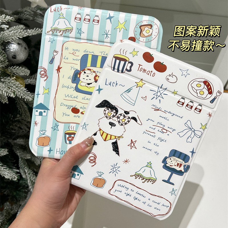 Espejo de maquillaje encantador pequeño espejo plegable dormitorio para estudiantes en la oficina para llevar espejo de escritorio espejo de vestir