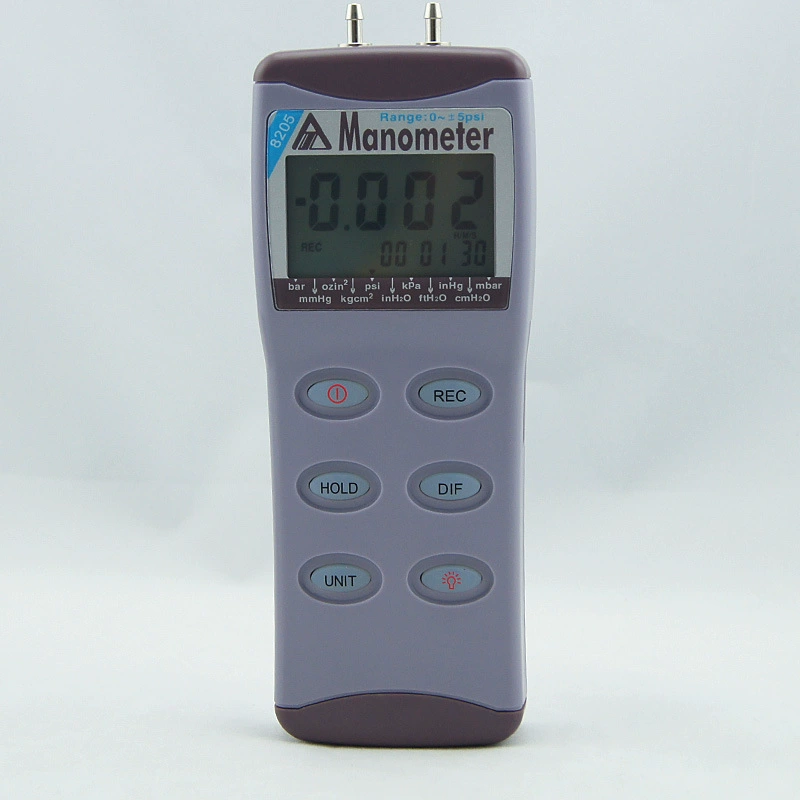 Hengxin AZ8205 интеллектуальный манометр цифровой манометр Электронный дифференциальный манометр манометр дифференциальный манометр