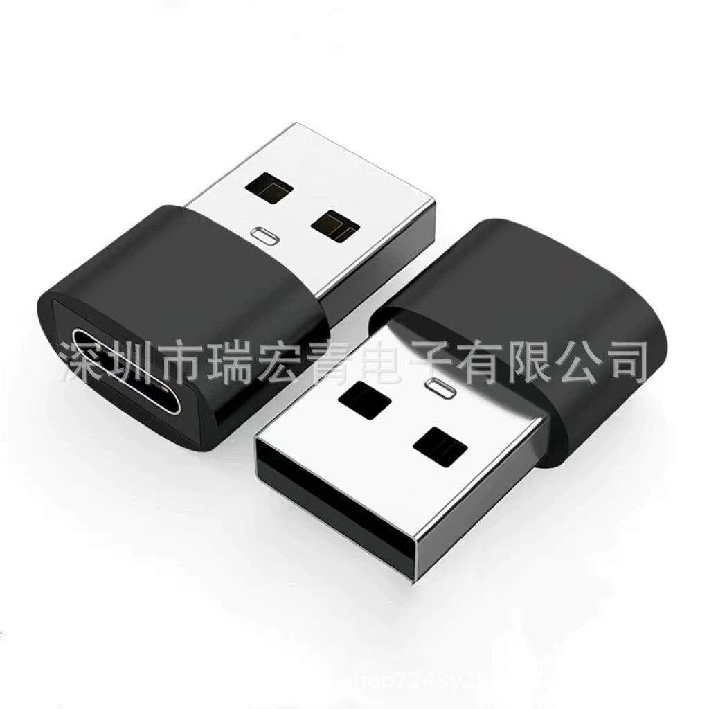 Переходник Type-C мама -> USB штекер, конвертер OTG для переноса данных и зарядки мобильного