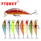 Shallow Diving Minnow Lures Sinking Hard Baits Fresh Water Bass Swimbait Tackle Gear