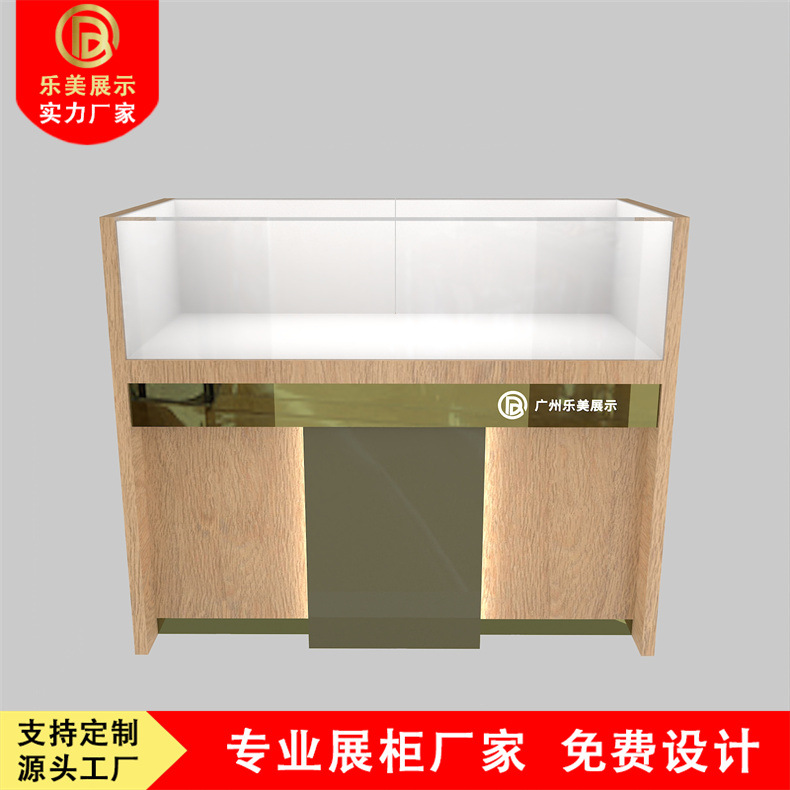 珠宝展示柜手表珠宝展示柜玻璃饰品展示柜贴木皮玻璃钻石黄金展柜