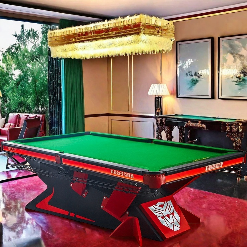 Xin Juego de mesa de billar estrella evento de billar sala comercial de billar mesa de billar de aleación de madera maciza sala de billar casera mesa de billar