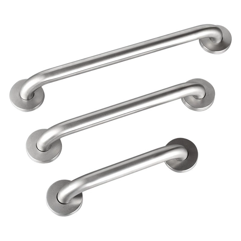 Перила из нержавеющей стали для ванной комнаты Защитные перила для пожилых людей Безбарьерная ручка для унитаза Нескользящие перила для инвалидов