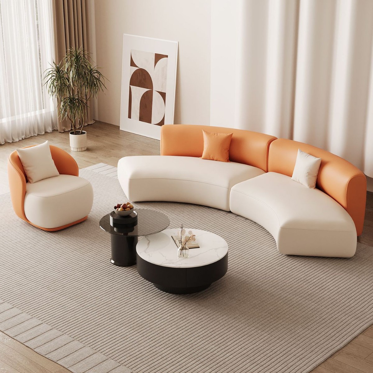 Sofá de oficina mesa de té combinación de recepción Negociación Tienda Hotel Tienda de ropa Negocio Oficina de lujo simple y moderna