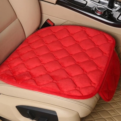 Single Driver's Room Single Seat Four-Season – Wool pad - big-red-crystal-velvet-1-single-seat
