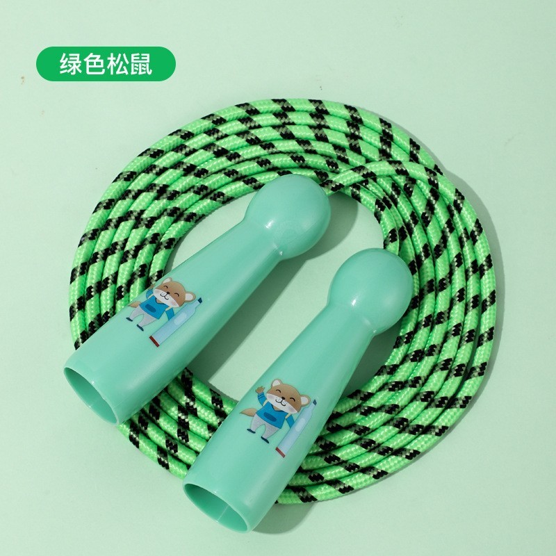 儿童可调节花样跳绳初学训练手持跳绳彩色不打结批发幼儿园绳子小|undefined