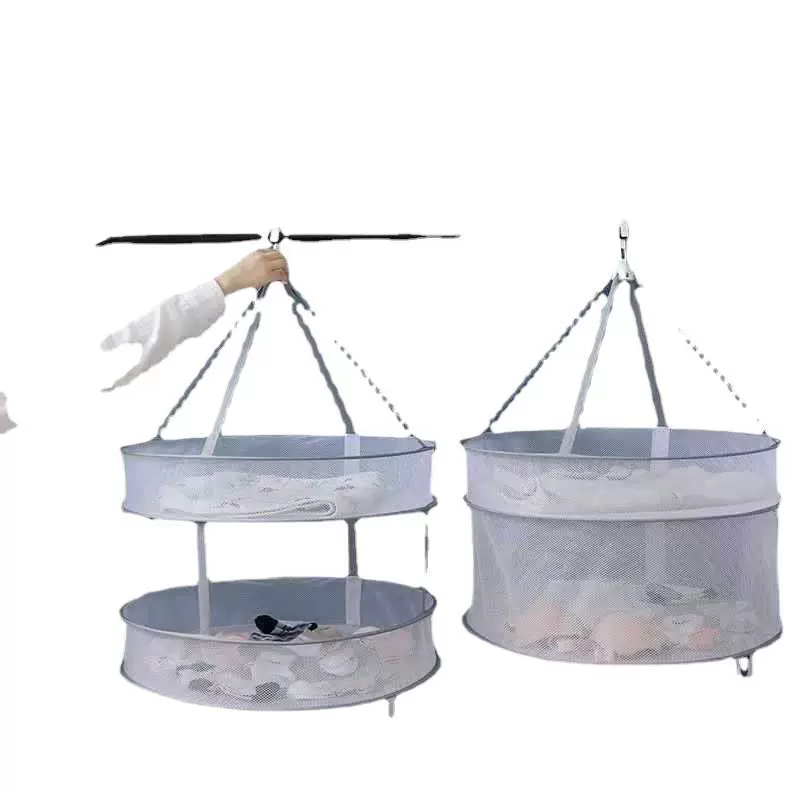 Drying rack, laundry basket, socks, cashmere sweater