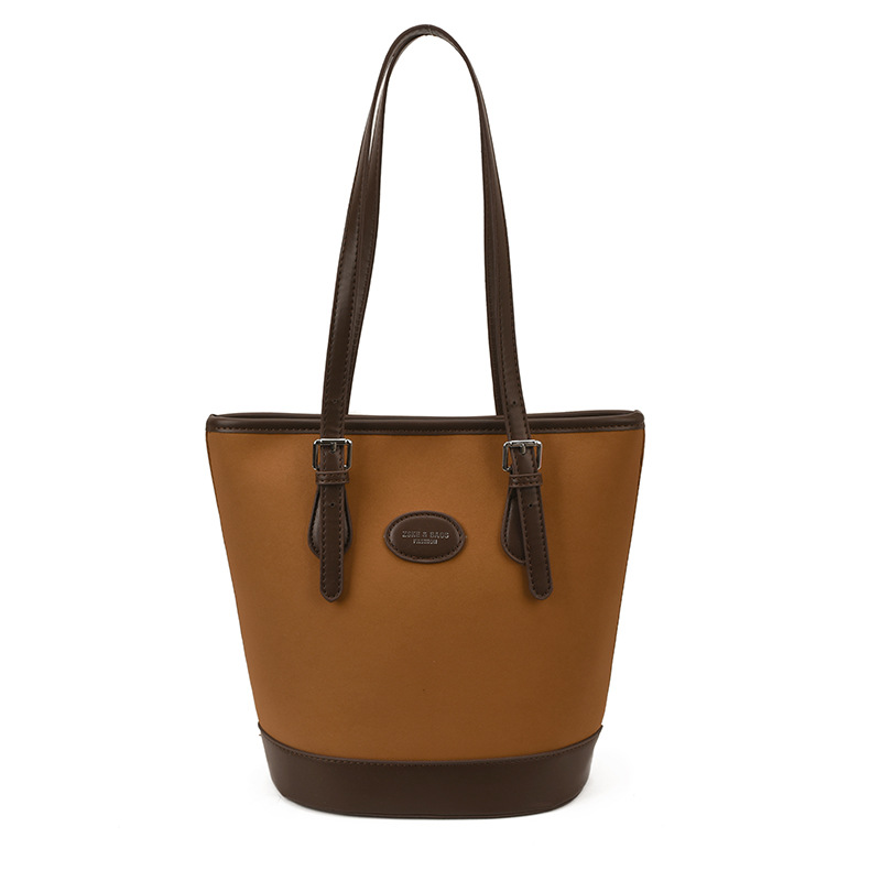 Cross-border 2025 otoño y invierno nuevo retro leopardo bolso de brazo de moda de viaje bolso de cubo de mujer moda coreana bolso de hombro