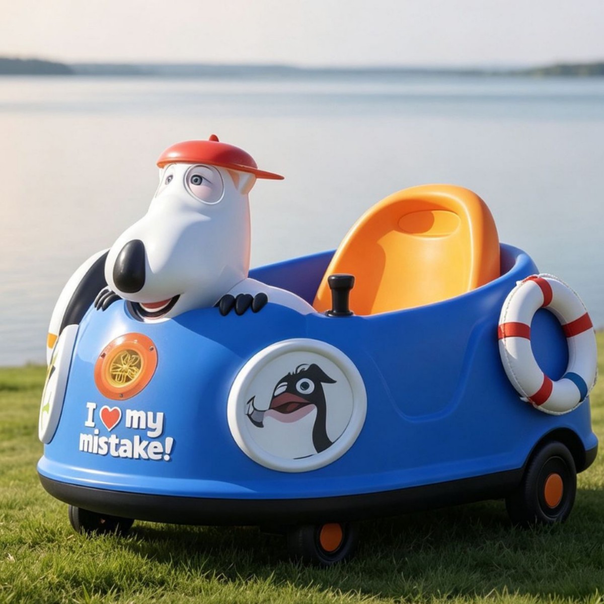 Coche de choque eléctrico divertido para puestos comerciales se puede sentar en el coche de atracción cuadrado de deriva de burbujas de cuatro ruedas