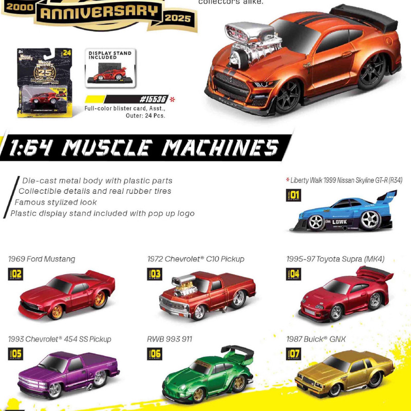 Meritor 1:64 2025 Ferrari F40 Porsche Ae86 Mustang Muscle Static Small Scale Car Model Meritor 1:64 2025 Ferrari F40 Porsche Ae86 Mustang Muscle Static Small Scale Car Model