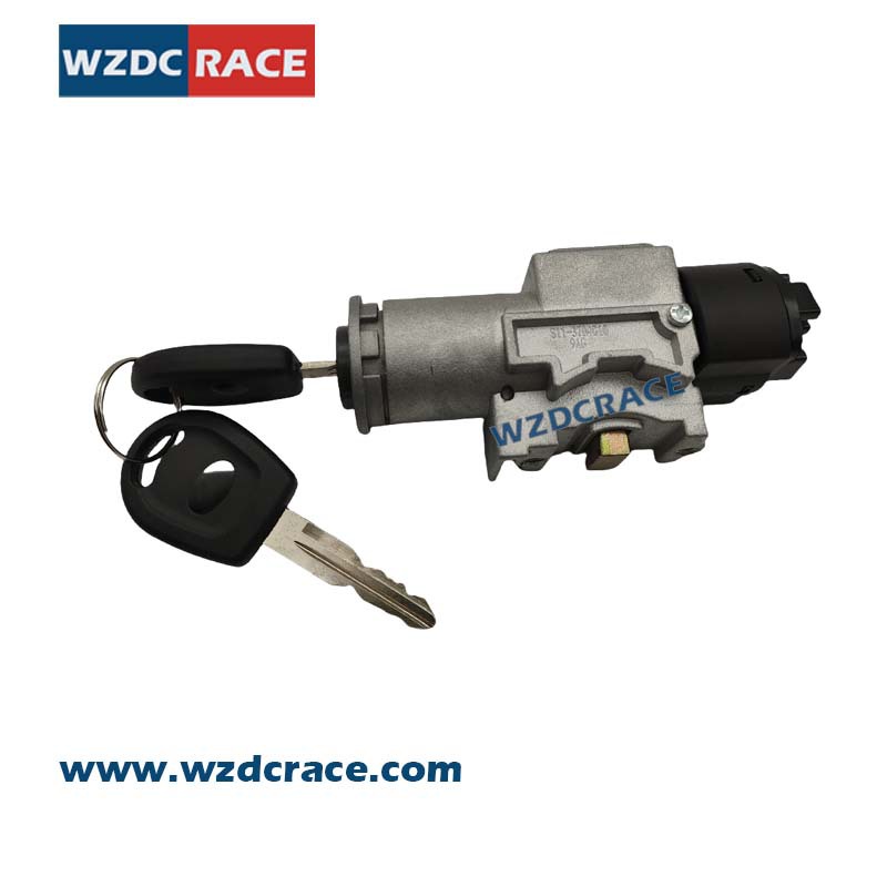 Chery QQ6 elegante bandera nube central cilindro de encendido + conjunto de bloqueo encendido llave de cilindro del maletero