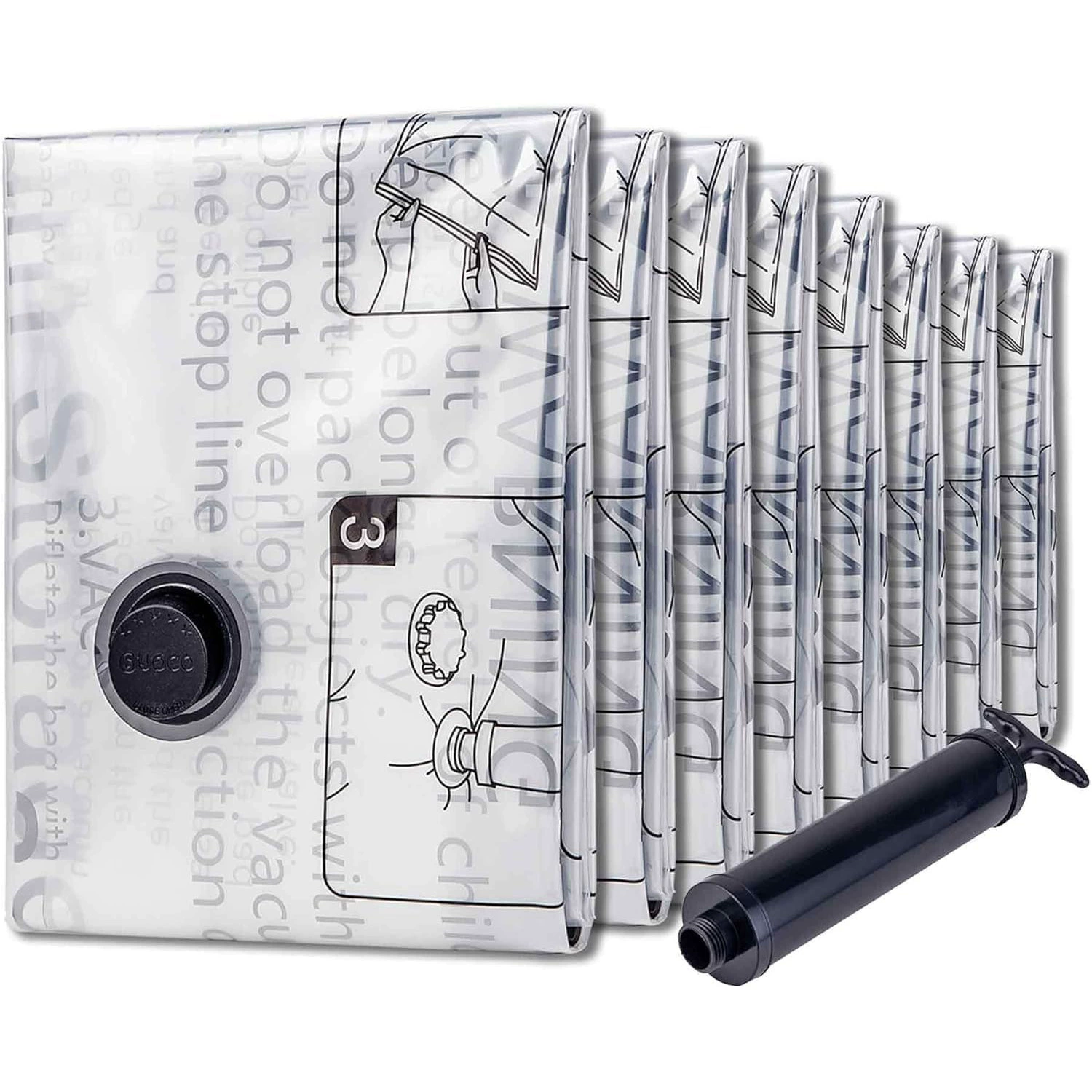 Амазонка вакуумная компрессионная сумка для трансграничной одежды одеяло сумка для хранения запечатанная сумка для путешествий без вытяжки сжатая сумка