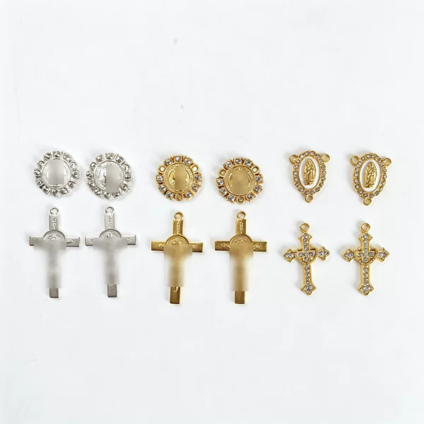 Cross-Border DIY Alloy Jewelry Pendants, Simple European and American Retro Jewelry Pendants, Cross Necklaces, Jewelry Accessories