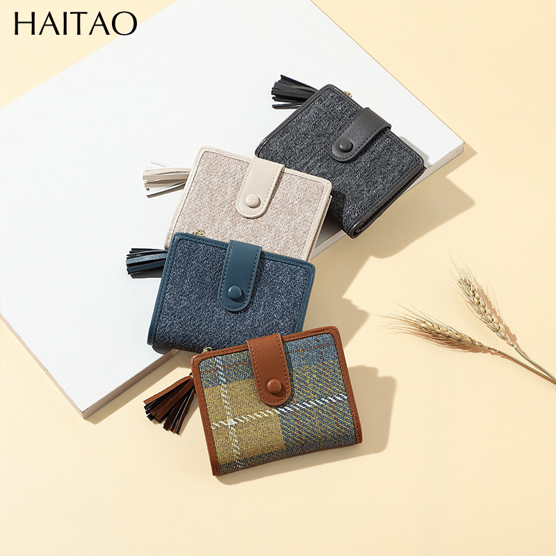 Cartera corta de dama de estilo de verano sencillo bolsas de tarjetas de alta calidad al por mayor