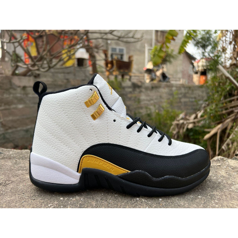 Transfronterizos Putian zapatos puros aj12 hebilla de oro negro Copa del Mundo hebilla de oro Gamma Blue Jiao 12 zapatillas deportivas para hombres y mujeres image 29