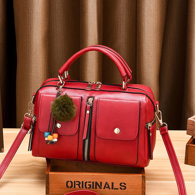 Women's Handbags 2024 New Fashion Shoulder Bag European and American Trendy PU Leather Pillow Bag Crossbody Bag Dropshipping - Thumbnail 2