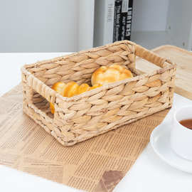 跨境编织收纳筐家居用品储物筐玩具化妆品杂物收纳篮零食面包篮