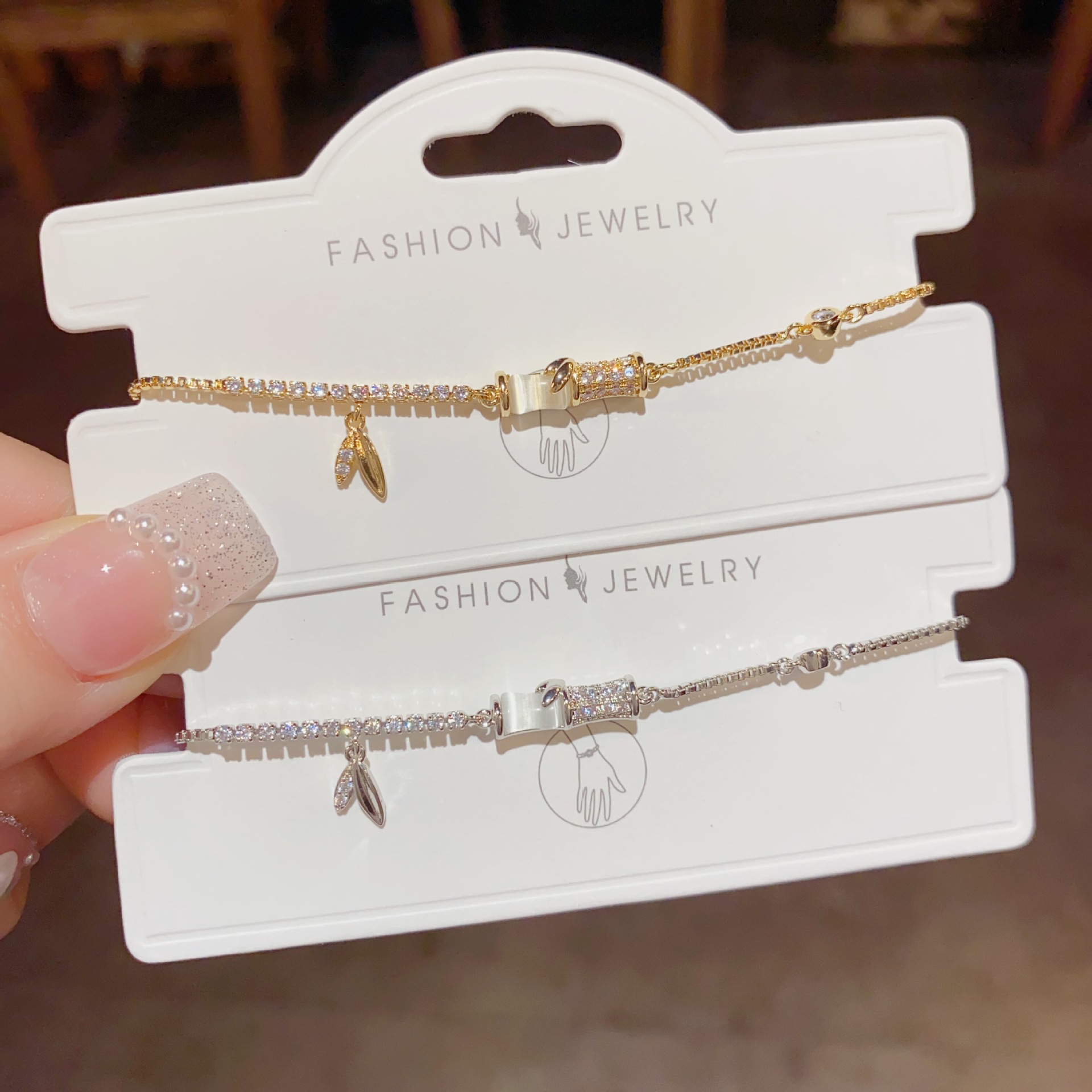 New Chinese Style Simple Elegant Cat's Eye Stone Bamboo Bracelet Cold Style Fashion Advanced Sense Delicate Light Luxury Finger Ring Women