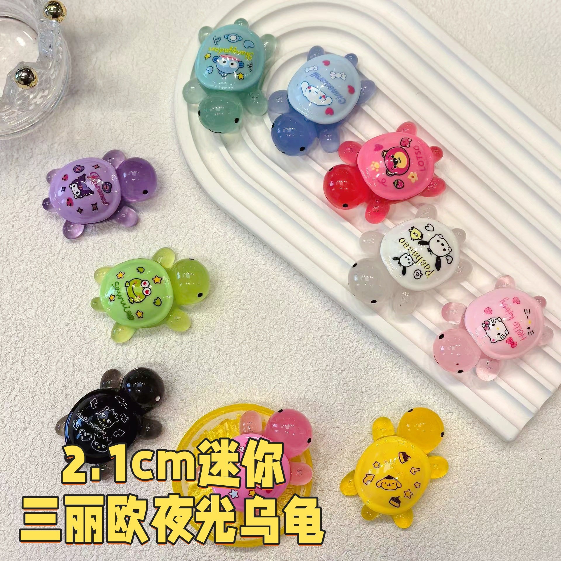 2.1cm 3개 유러피언 무작위 혼합 색상