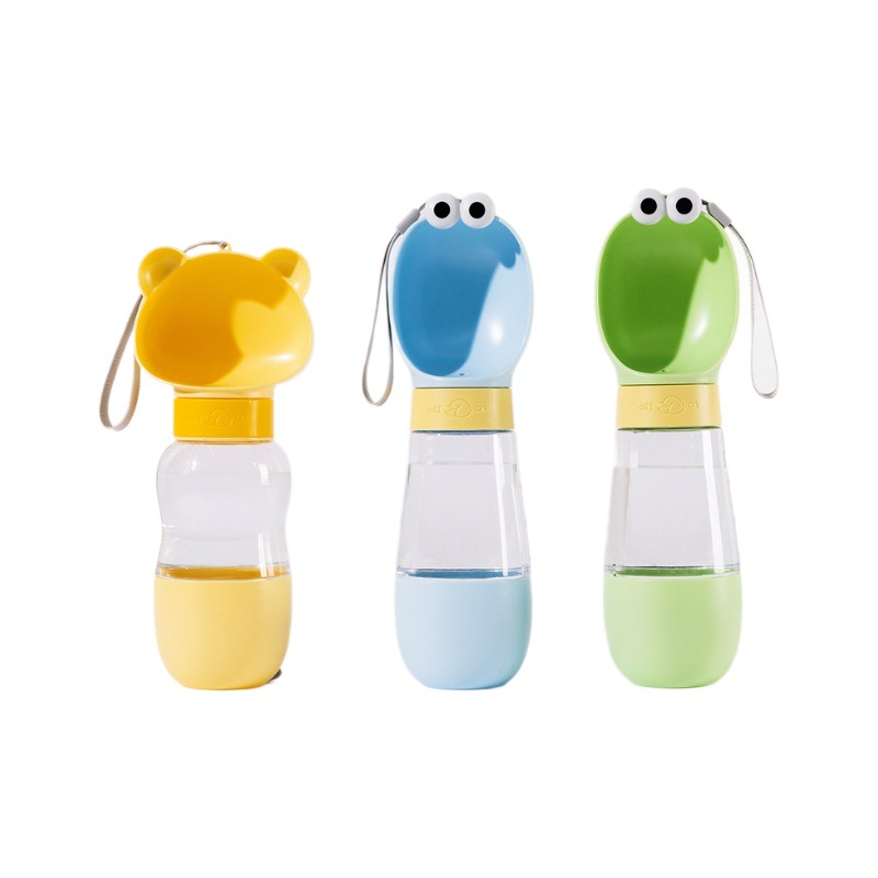 Perro de dibujos animados resistente a quemaduras resistente a altas temperaturas fuera de la olla de agua pequeña y mediana taza de acompañamiento para perros gatos taza de agua para mascotas