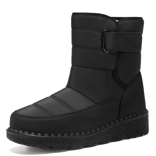 Women's Cotton Boots, Winter New Arrival, Plus-Size Fleece-Lined & Thickened Long-Style Boots—Polyurethane, Lightweight, Warm Snow Boots