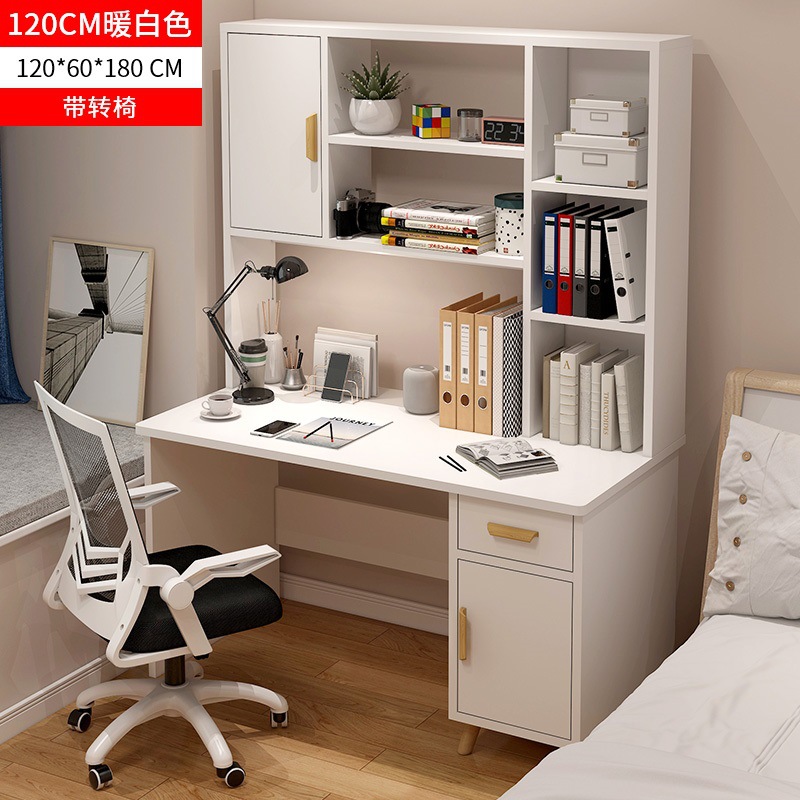 (업그레이드 모델) 120*60*180cm 웜화이트 + 리프팅 회전의자