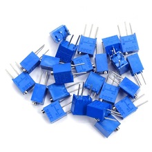 3266W顶调 可调精密电位器1K 2/5/10/20/100/200/500K 103 多圈式