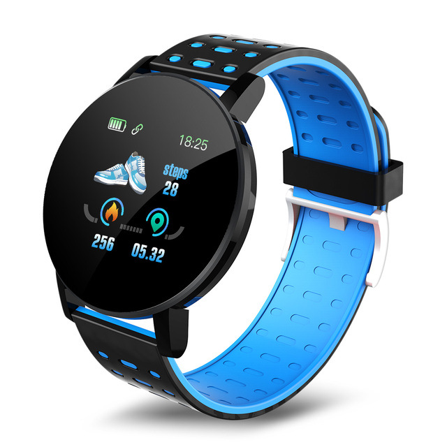 Reloj inteligente D18S con monitoreo de ritmo cardíaco y sueño, compatible con Bluetooth