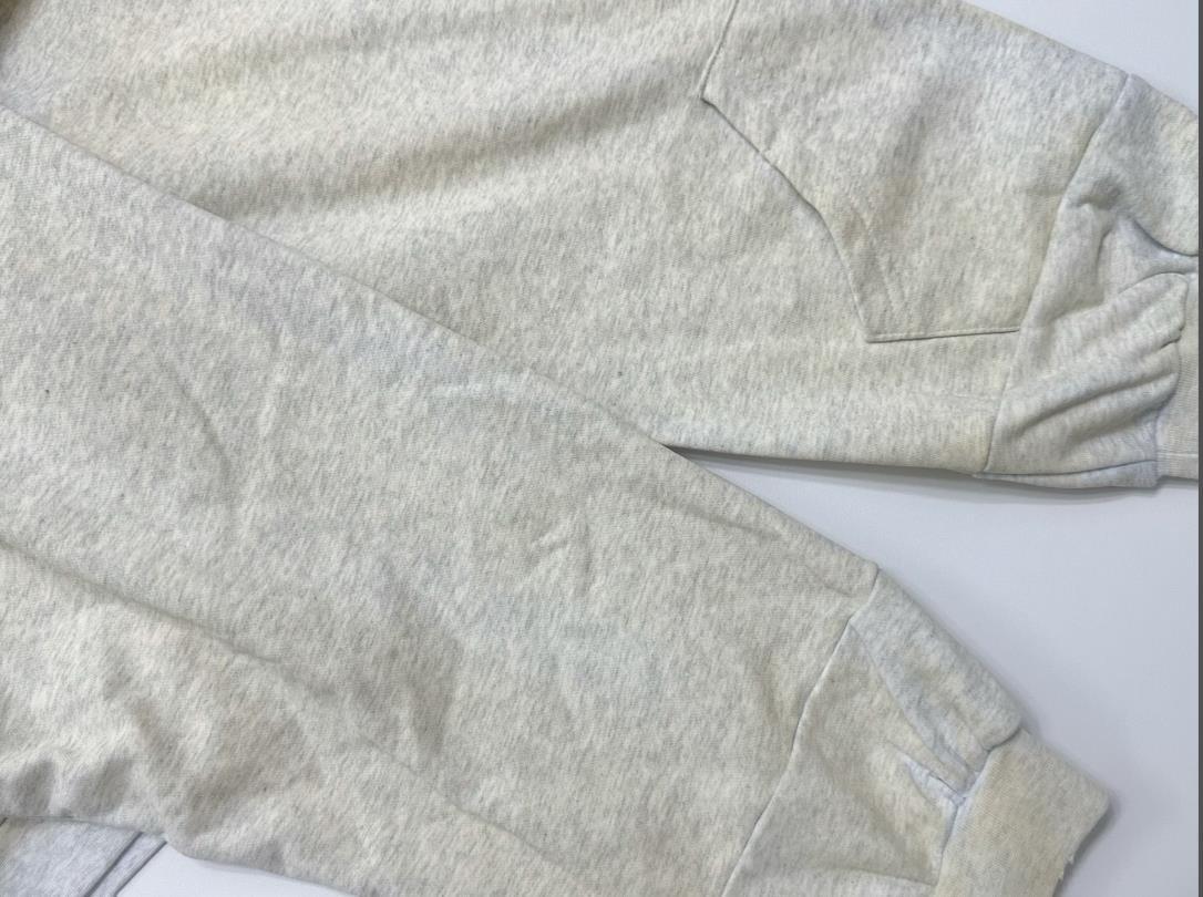 Vintage Kapuzenpullover Zip-up Im Used Look Für Herren_voghion.com