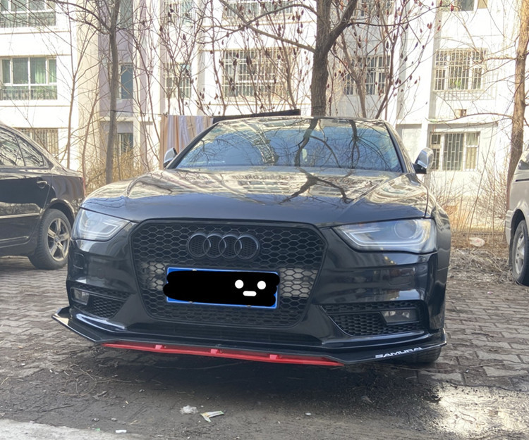 Suitable for Old Audi A3 A4L A6 Q3 Front Shovel Front Lip Spoiler Size Surround Modification and Decoration Anti-Collision