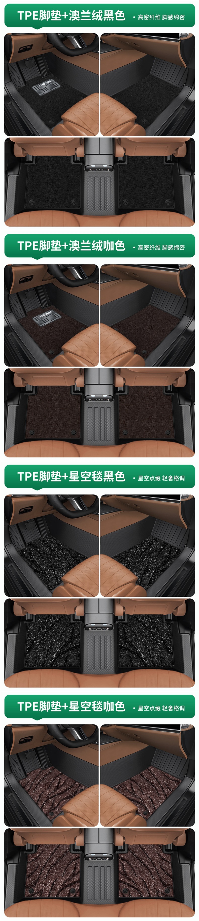 Suitable for Leapmotor C10, C11, A10, B01, C16, B10Lafa5 TPE full-cover car floor mats