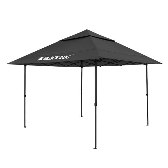 Blackdog Black Dog Outdoor Curtain Square Awning Stall Folding Square Umbrella Sun Protection and Water Protection
