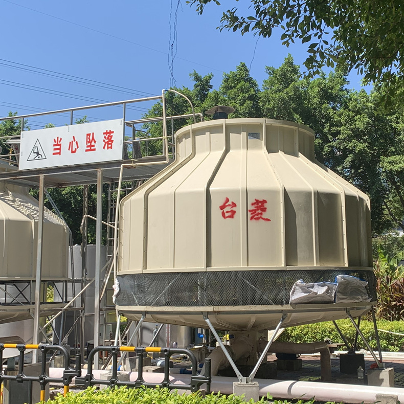 东莞冷却塔批发厂家 注塑机应用500T冷却水塔圆形500吨大型冷却塔