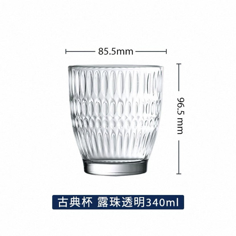 Gorno vidrio temperado tazas de restaurante tazas de té tazas de fresa resistentes al calor tazas de jugo tazas de whisky tazas de vino