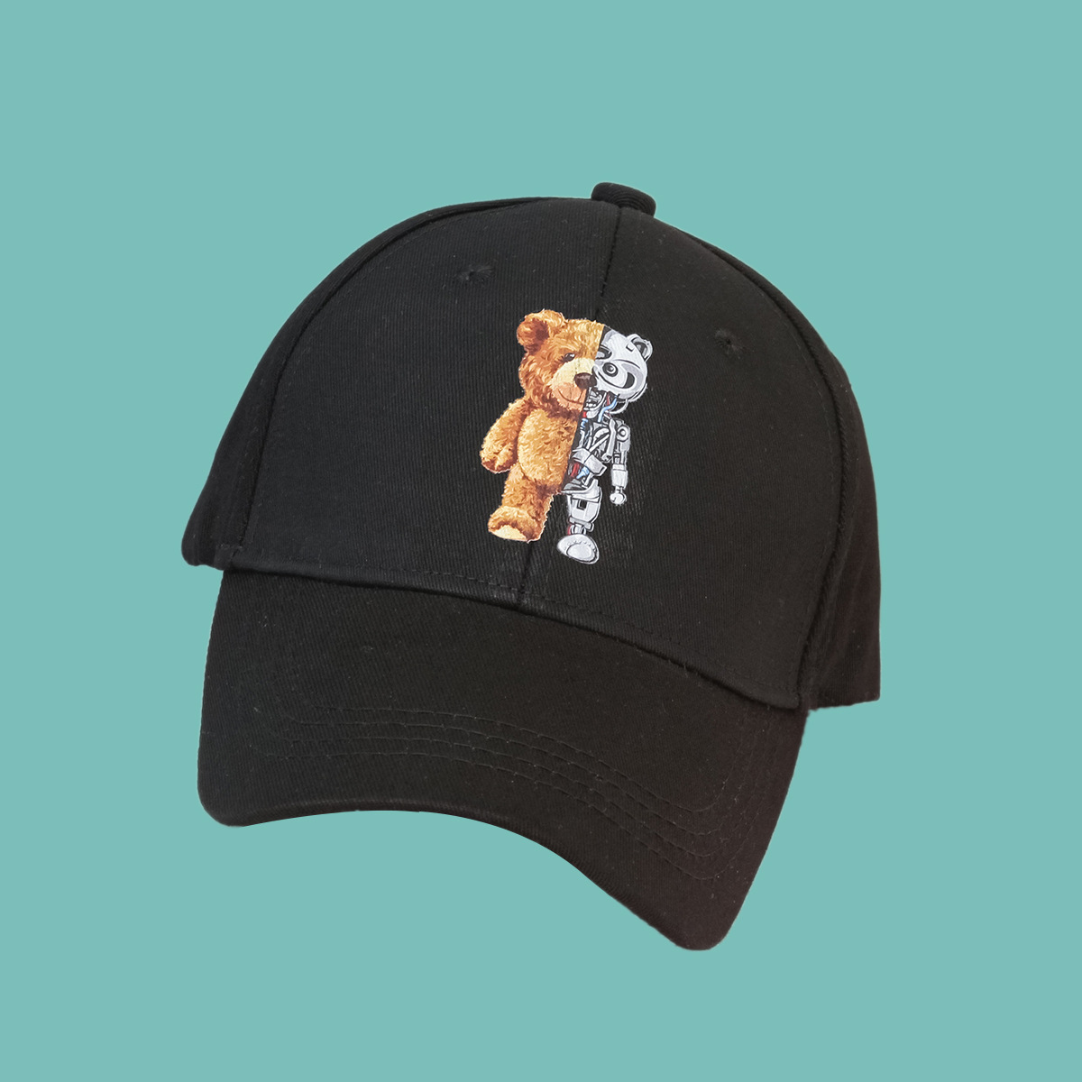 Gorra De Béisbol Con Sombrilla Casual De Ala Ancha De Oso Lindo De Estilo Coreano display picture 4