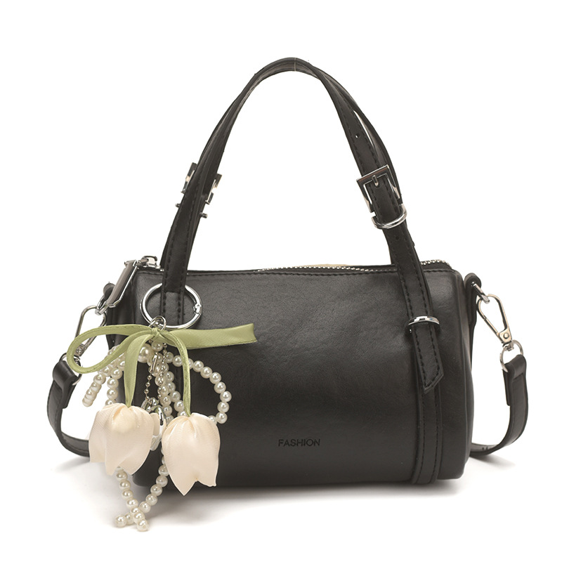 Bolso coreano de Boston para mujeres 2026 nueva moda de verano de hombro mochila sensación diaria bolso de almohada de plata image 8
