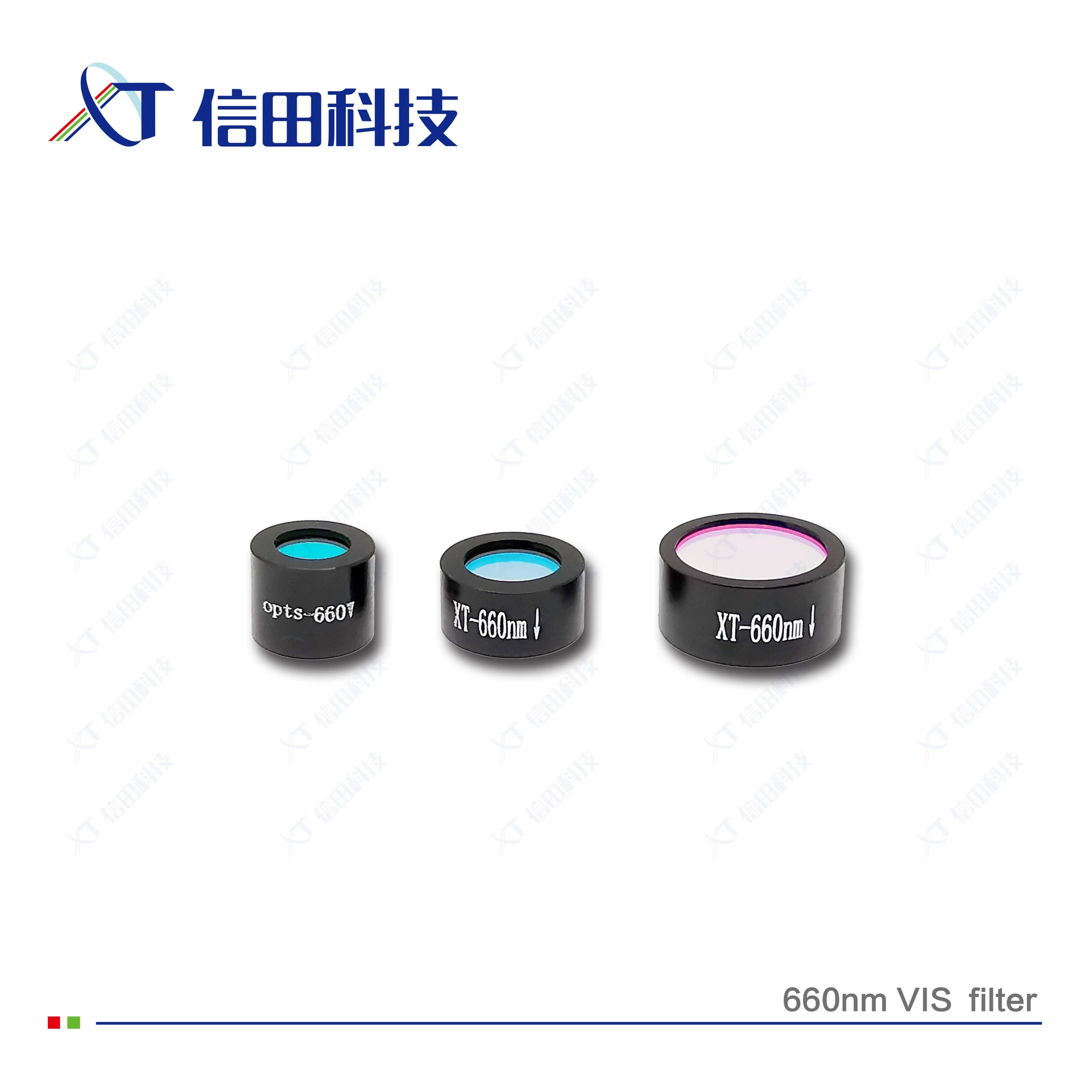 Фильтр 660nm можно использовать для различных длин волн, диаметров