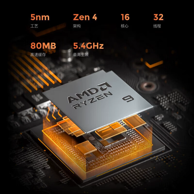 Атомный G7 PT мини-хост AMD RX7600MXT/7945HX независимый дисплей высокопроизводительный чёрный миф хост