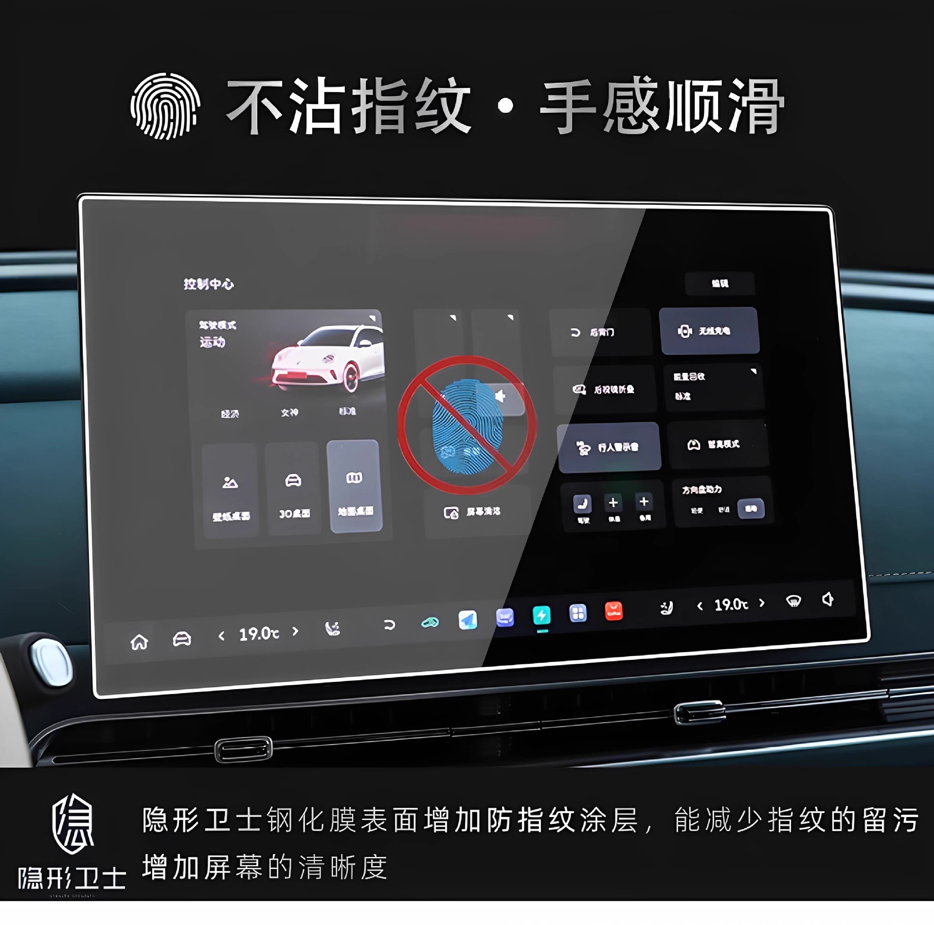Suitable for 25 Models of Ora Good Cat Navigation Instrument Center Control Display Screen Interior Tempered Protective Film Car Accessories
