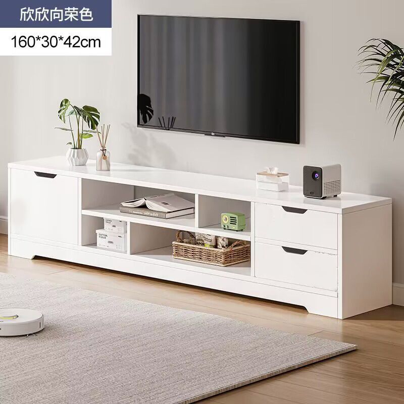 クリームスタイルの吊り下げテレビキャビネットモダンでシンプルな小さなリビングルーム吊り下げ壁掛けテレビ壁コーヒーテーブルの組み合わせ|undefined
