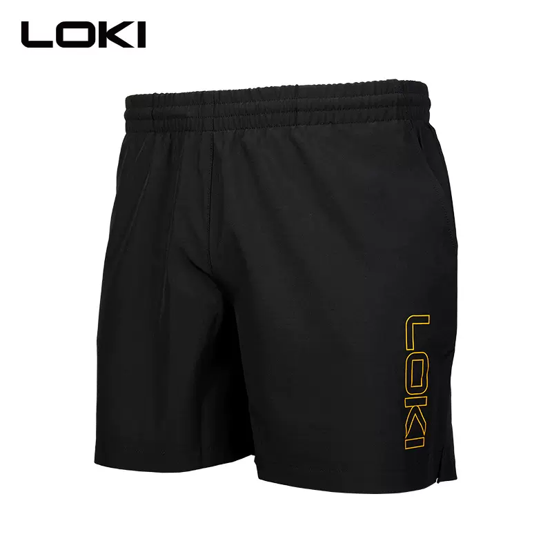 LOKI雷神乒乓球服短裤男士运动速干宽松户外休闲毒刺系列乒乓短裤