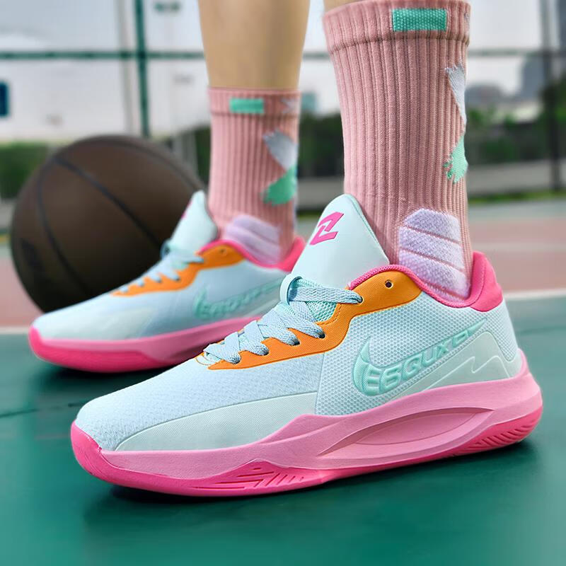 Zapatillas de baloncesto Durant KD15 de corte bajo combate real hombre cojín de aire resistente al desgaste amortiguador transpirable zapatillas de deporte con sonido de fricción zapatos de mujer image 25