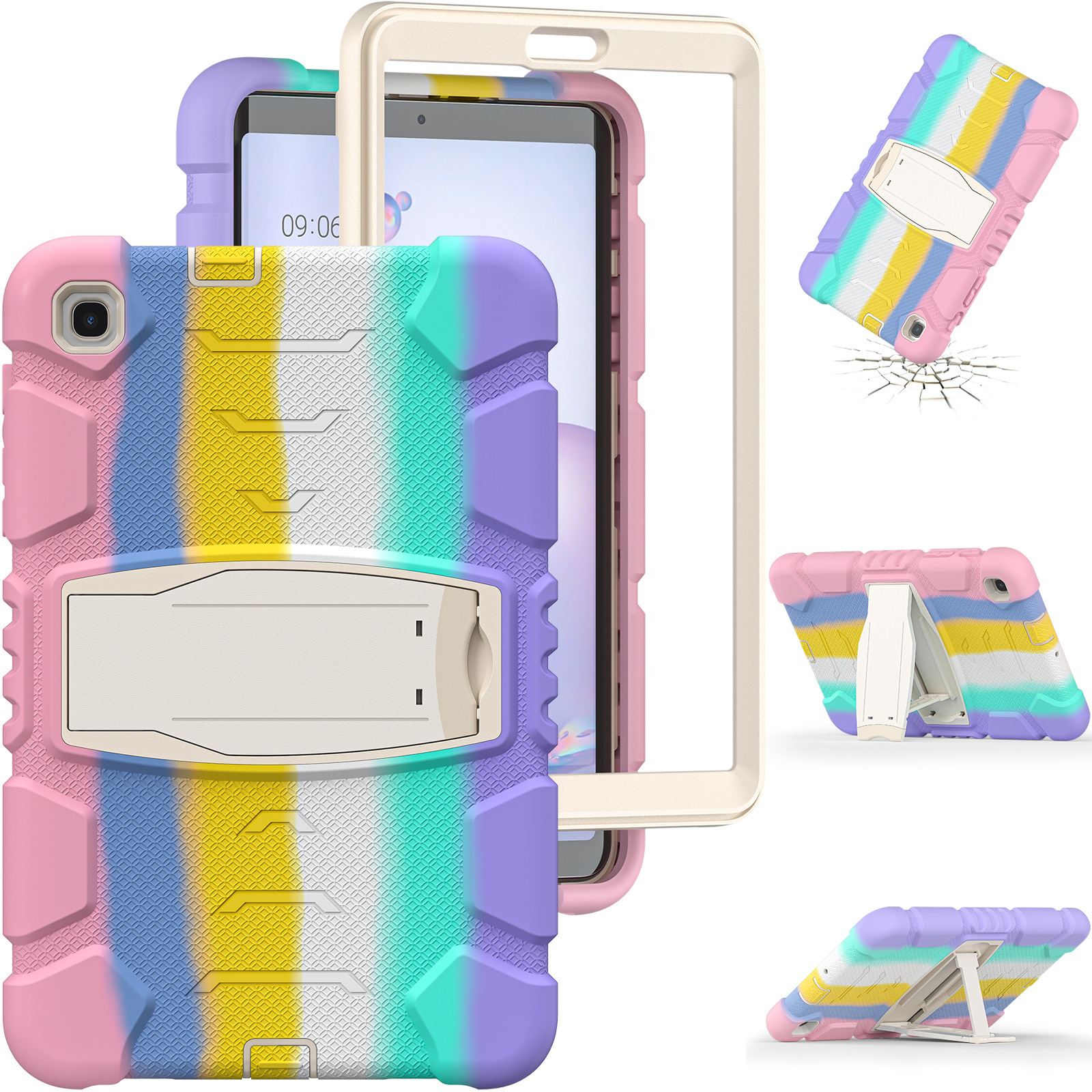 2020 for Samsung SM-T307/T307U children contrast flat protective cover Tab A 8.4 inch robot