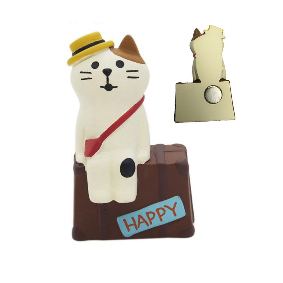 日本式猫冷蔵庫貼り雑貨ゼカかわいいパンカフェ装飾プレゼントミニチュア樹脂小物