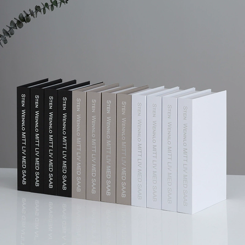 Нордический фальшивый декор книг роскошная подсветка INS ветер симуляция книга декор английский документ декор фото реквизит книга модель