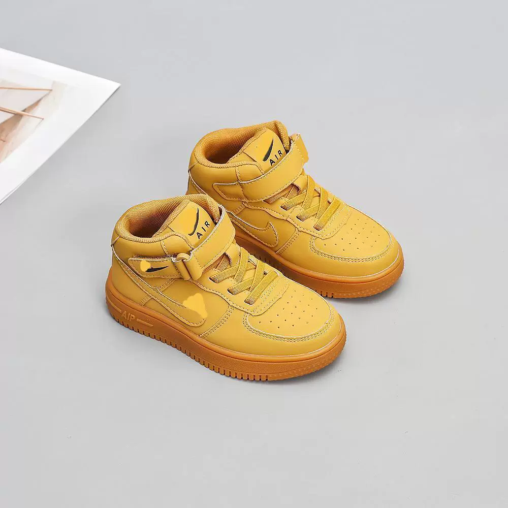 Air jordan, обувь для мальчиков, детские спортивные кроссовки, высокие кроссовки, натуральная кожа