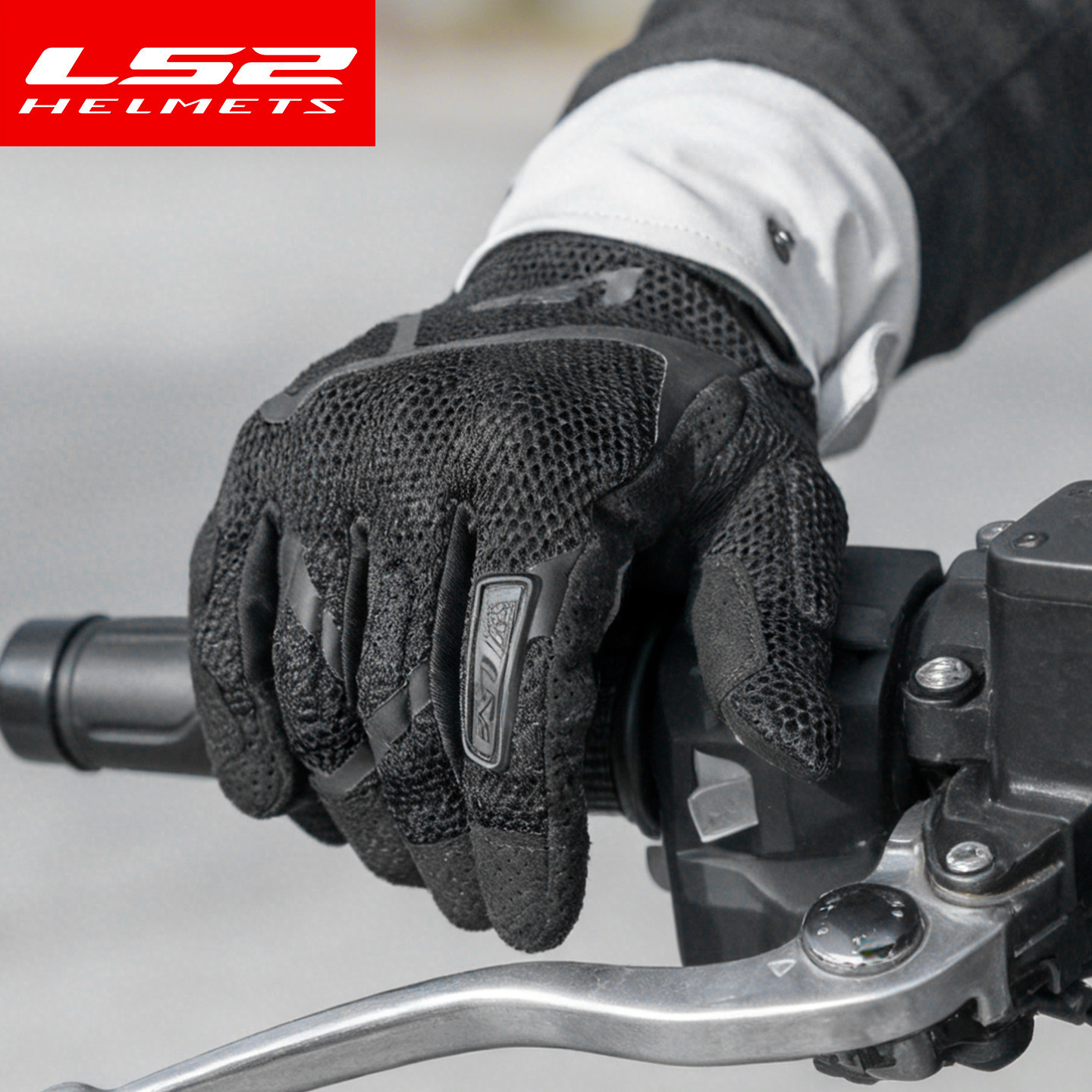 Ls2 Summer Motorcycle Riding Gloves for Men and Women, Mesh Breathable, Anti-Fall, Wear-Resistant, Touch Screen, Four-Season Mg037